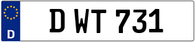 Truck License Plate